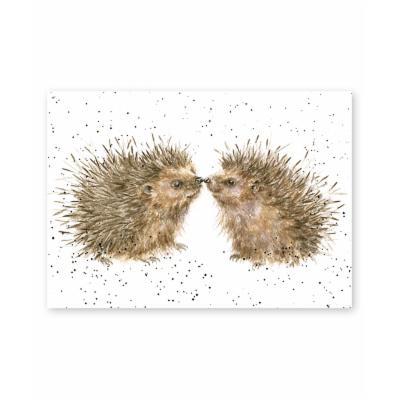 Hogs and Kisses Greeting Card