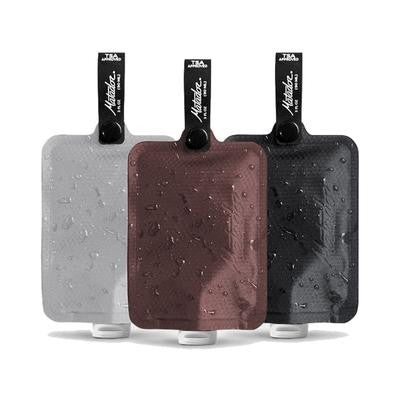 FlatPak Toiletry Bottle 3-Pack - Color: Charcoal/Garnet/Storm