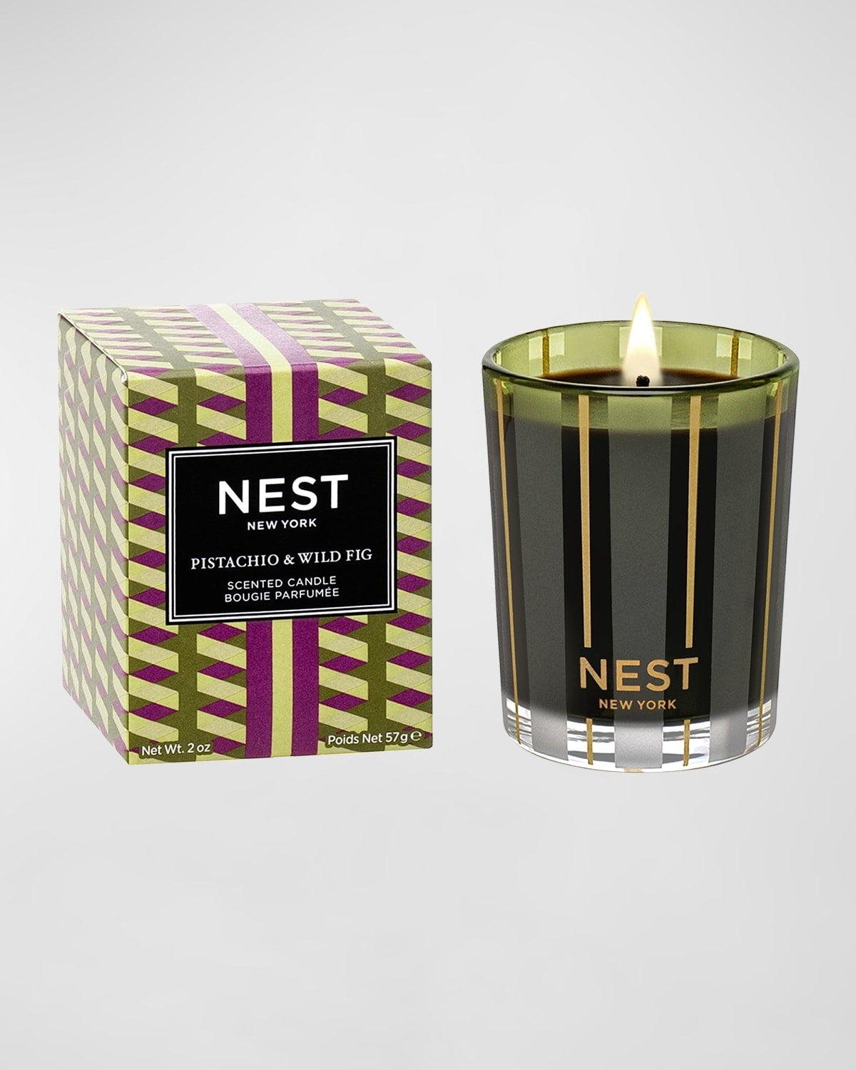 Nest Votive Candle 2 oz Pistachio & Wild Fig