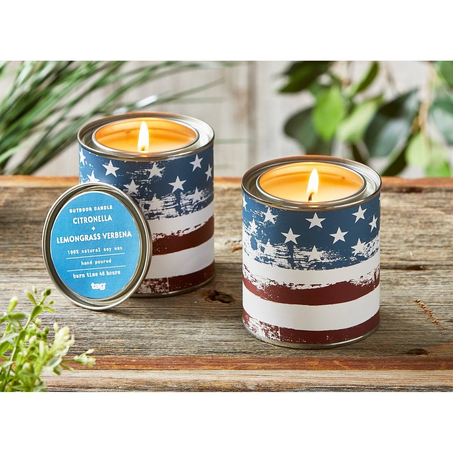Citro & Lemongrass Verbena Tin Candle