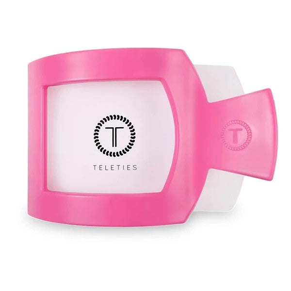 Square Flat Hair Clip - Small - Paradise Pink