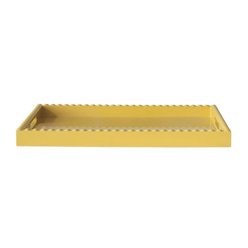 19" MDF & Wood Tray w/Handles