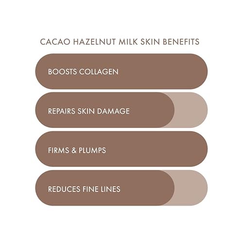 Cacao Powder Hazelnut Milk Smoothing Plant-Based Milk Sheet Mask