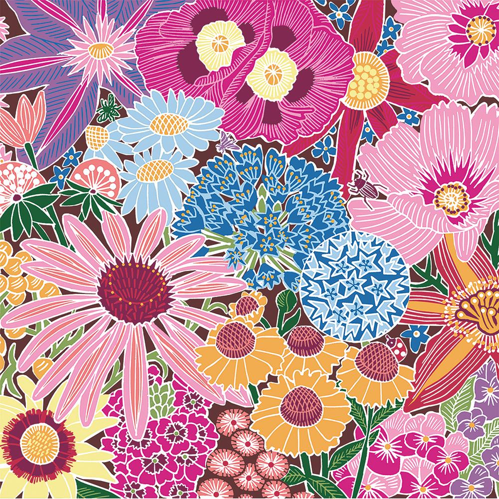 Luncheon Napkin - Flower Burst