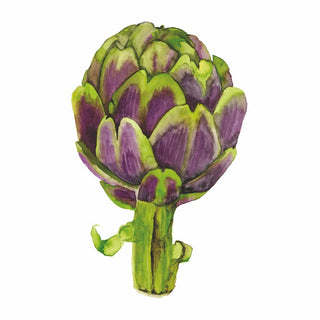 LUNCHEON NAPKIN ARTICHOKE STILL LIFE