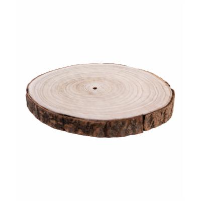 12.75" Round Paulownia Wood Slice