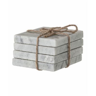 4" Square Marble Coasters (set of 4)