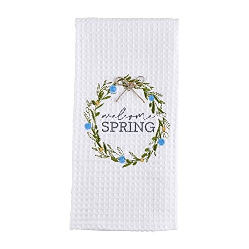 Welcome Easter Waffle Towels