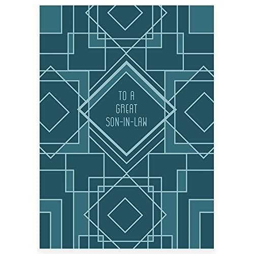 Art Deco Son-in-Law Father's Day Card