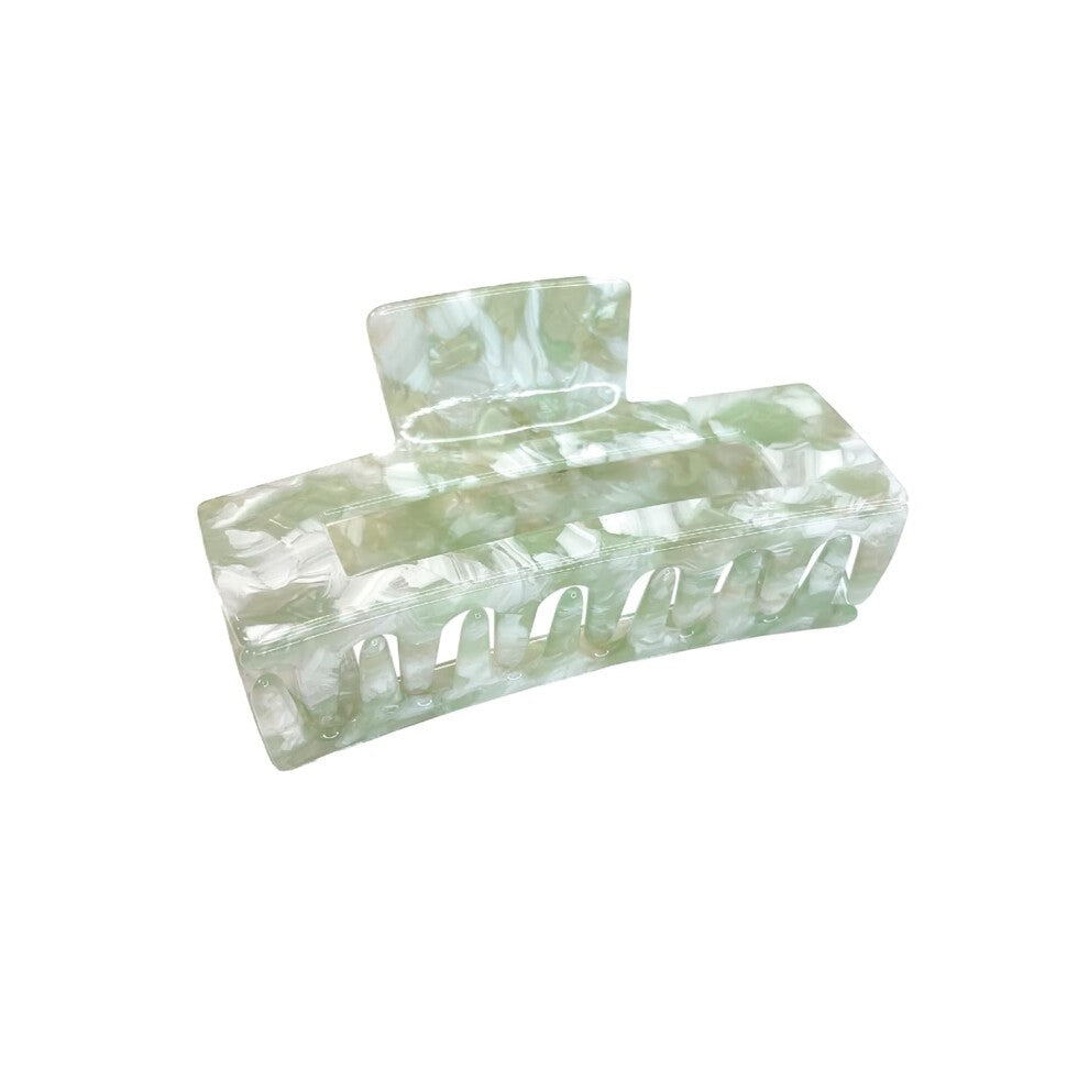Eco-Friendly Mint Rectangular Claw Clip