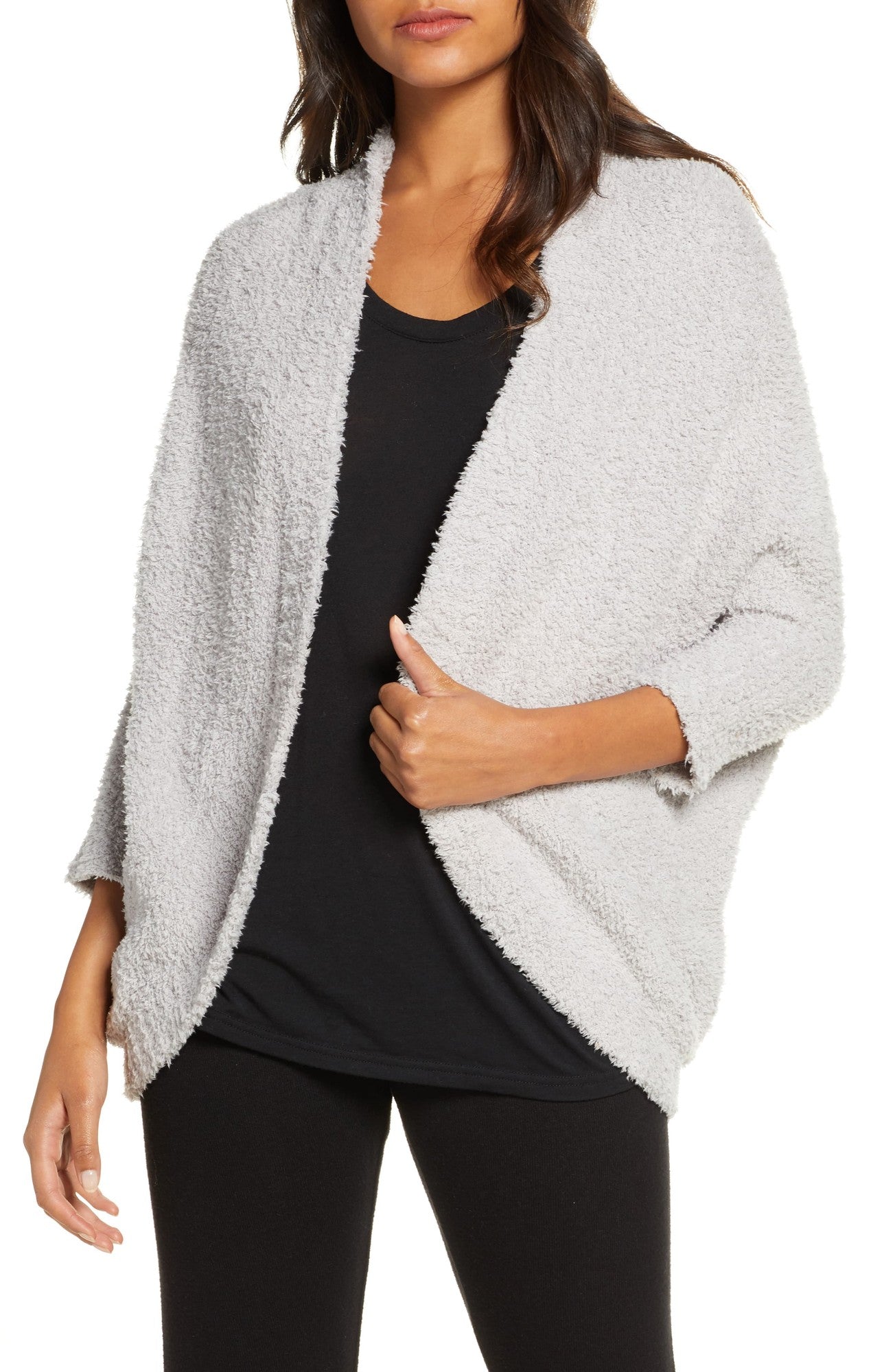 Cozy Chic Shrug - Oyster - L/XL