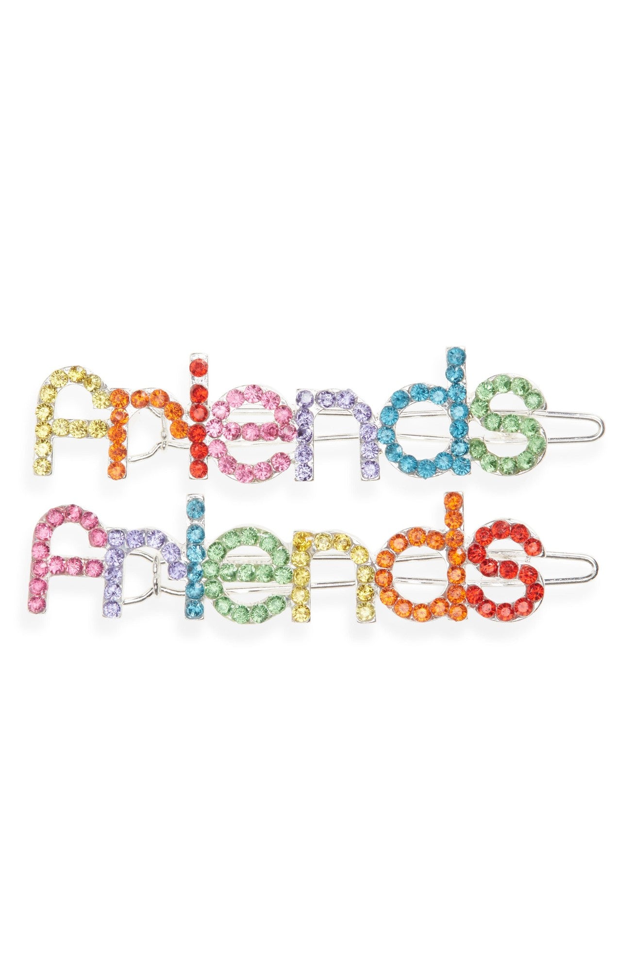 Rhinestone Friends Barrettes