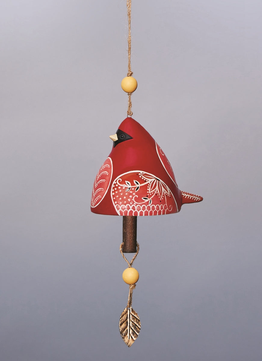 Cardinal Ceramic Bell
