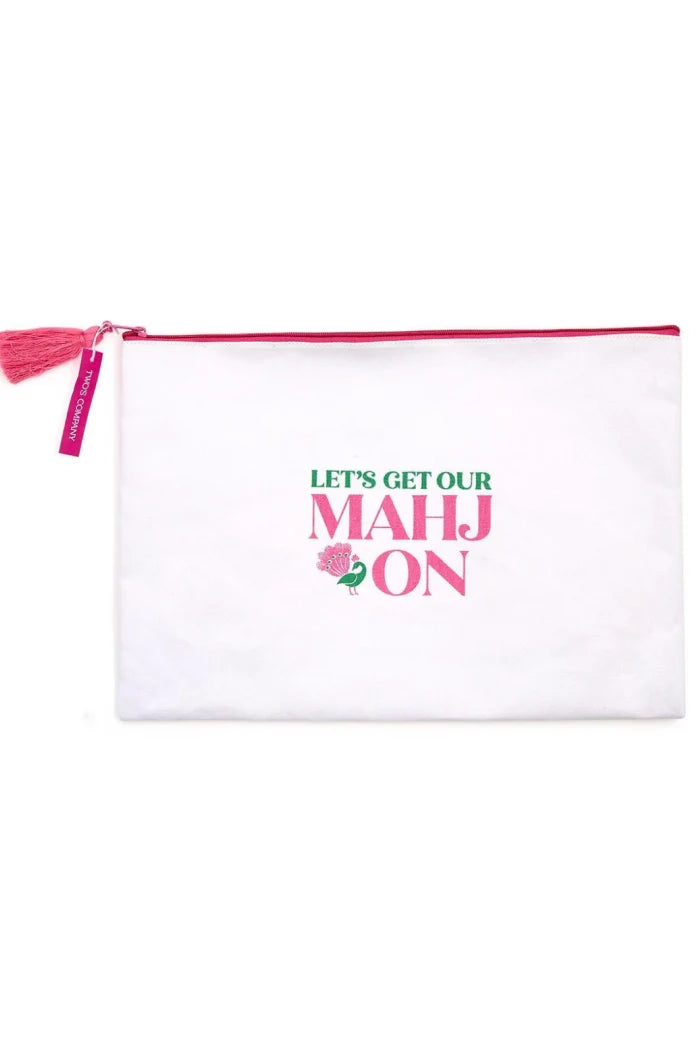 Mahjong Storage Pouch - Let's Get Our Mahj On