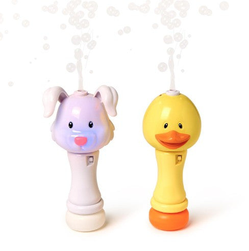 LED ILLUMINTING LIGHT & BUBBLE WANDS -DUCK OR RABBIT