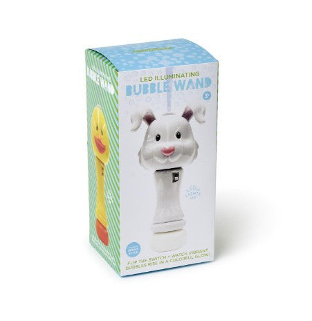 LED ILLUMINTING LIGHT & BUBBLE WANDS -DUCK OR RABBIT