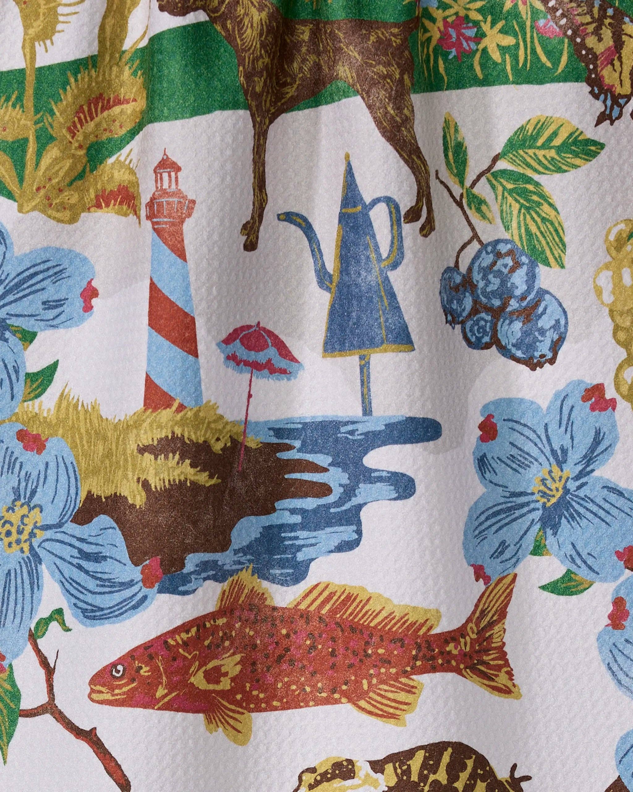 TEA TOWEL - GREETINGS FROM NORTH CAROLINA