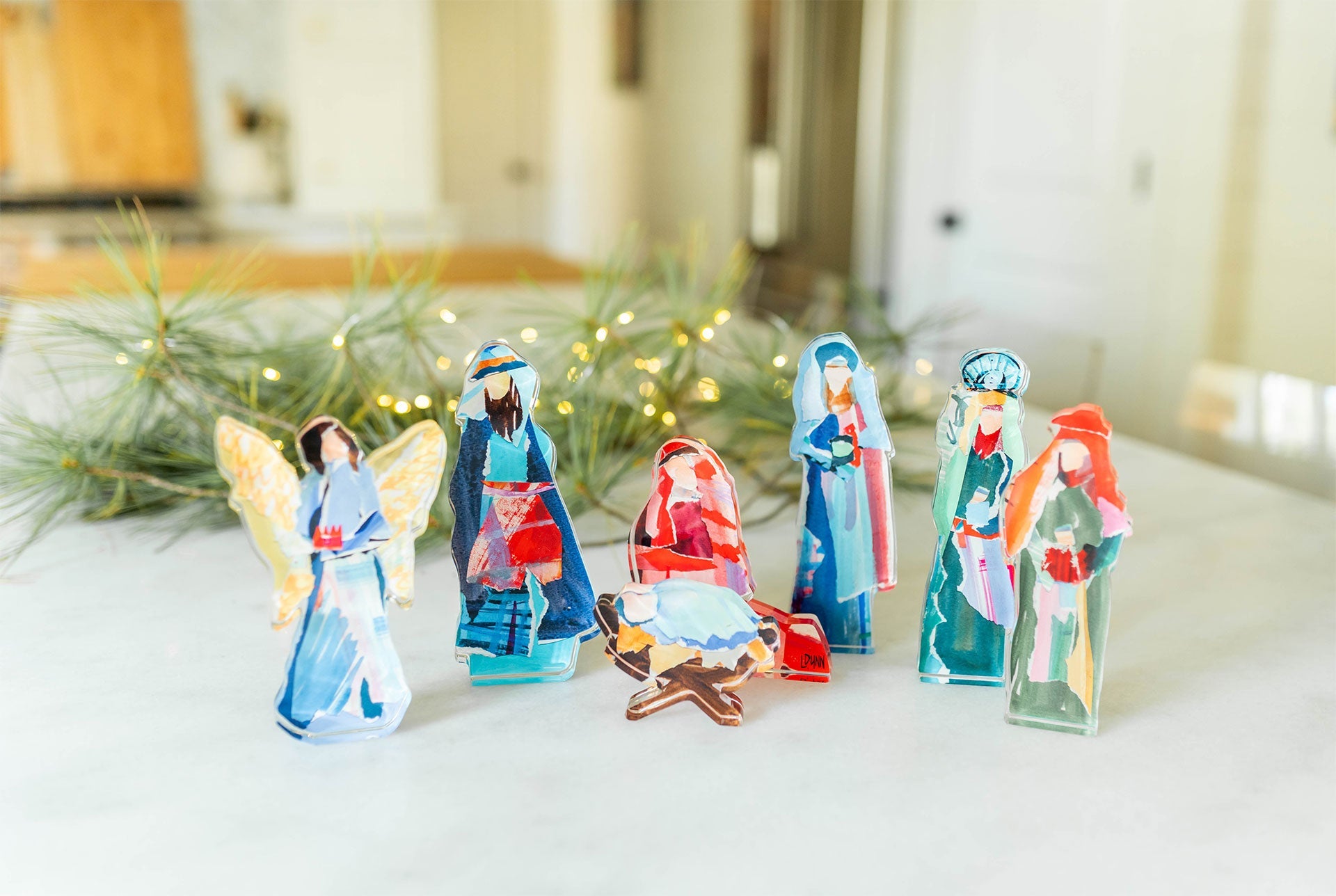 Acrylic Nativity Set - Small