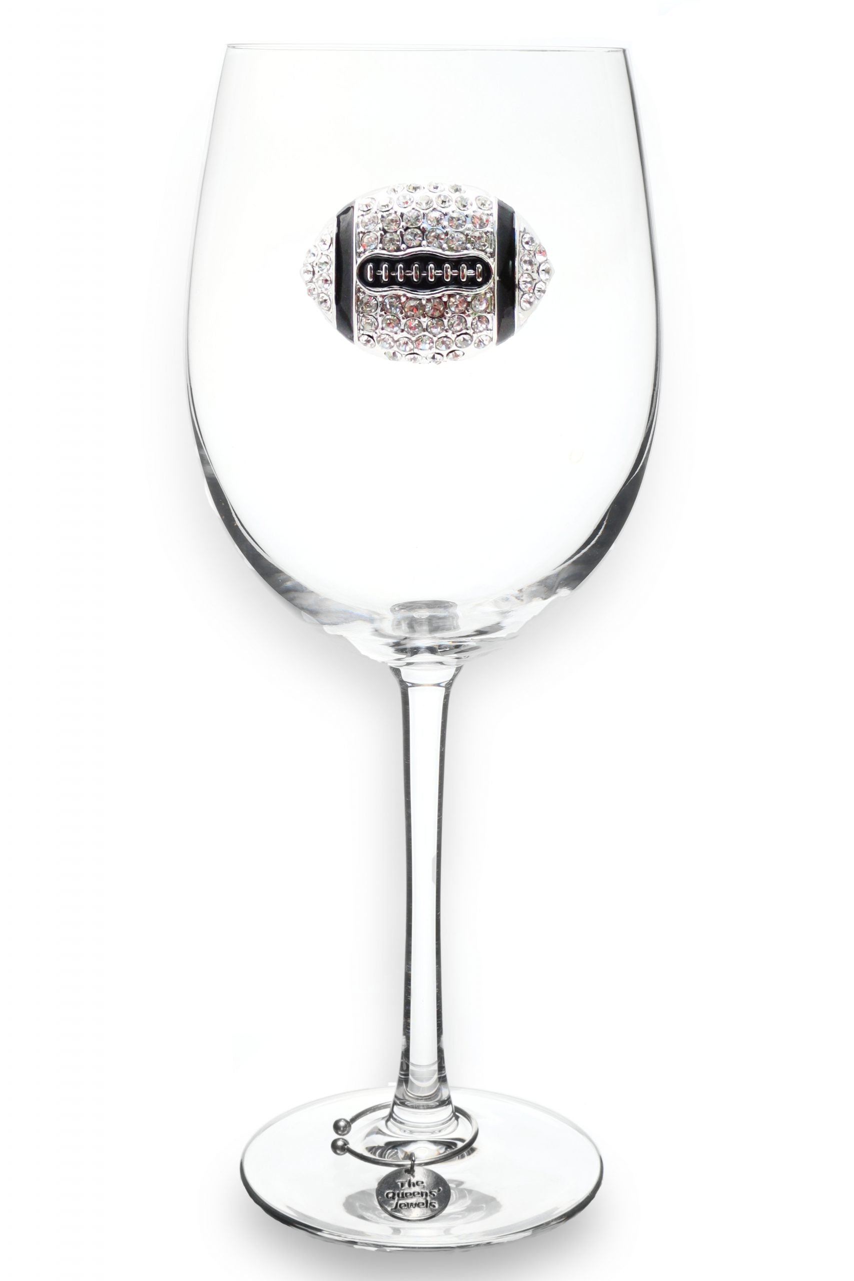 Football Stemless Wine Glass