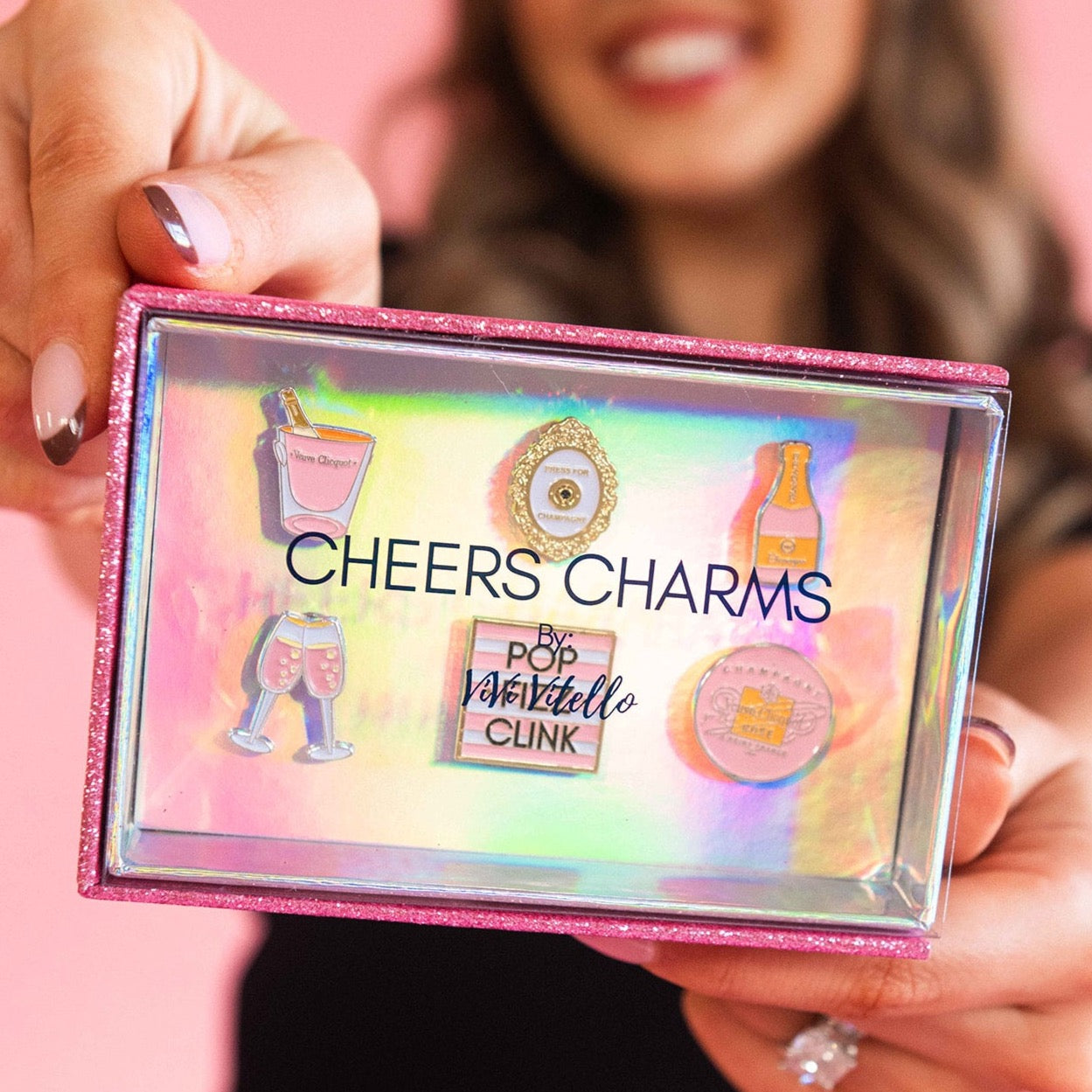 MAGNETIC CHEERS CHARMS-VEUVE- SET OF 6