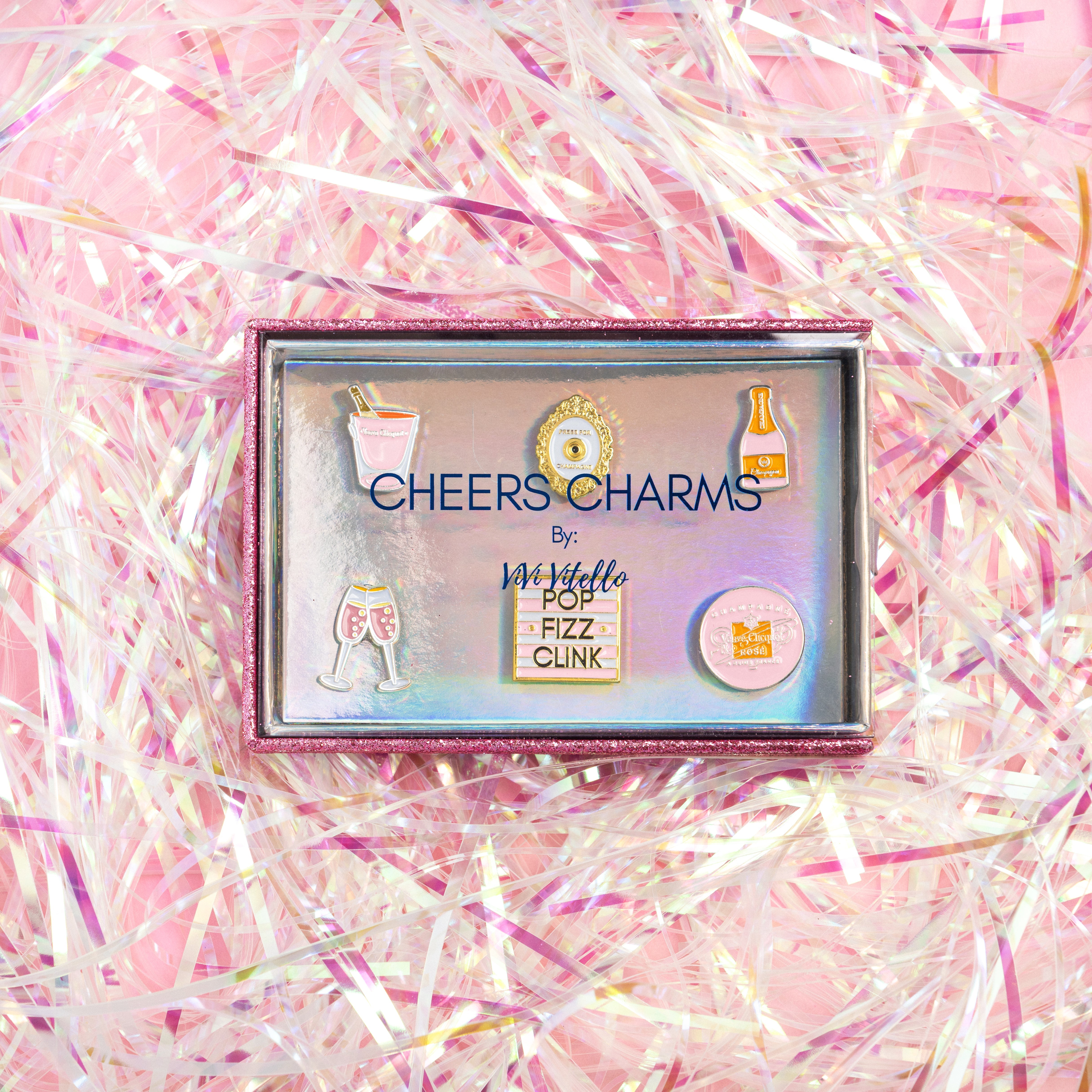 MAGNETIC CHEERS CHARMS-VEUVE- SET OF 6