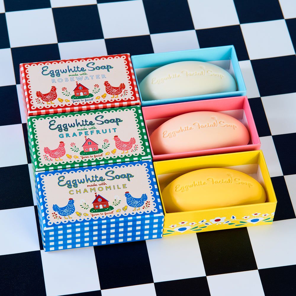 EGGWHITE & ROSEWATER BAR SOAP