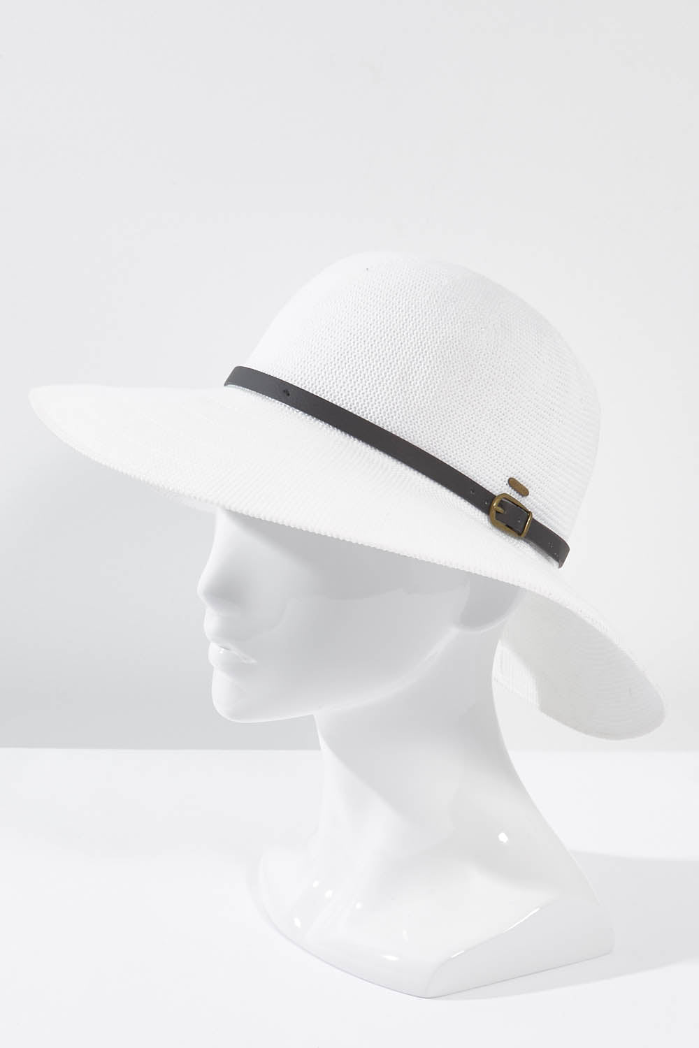 WOMEN'S WIDE BRIM LESLIE OFF WHITE HAT