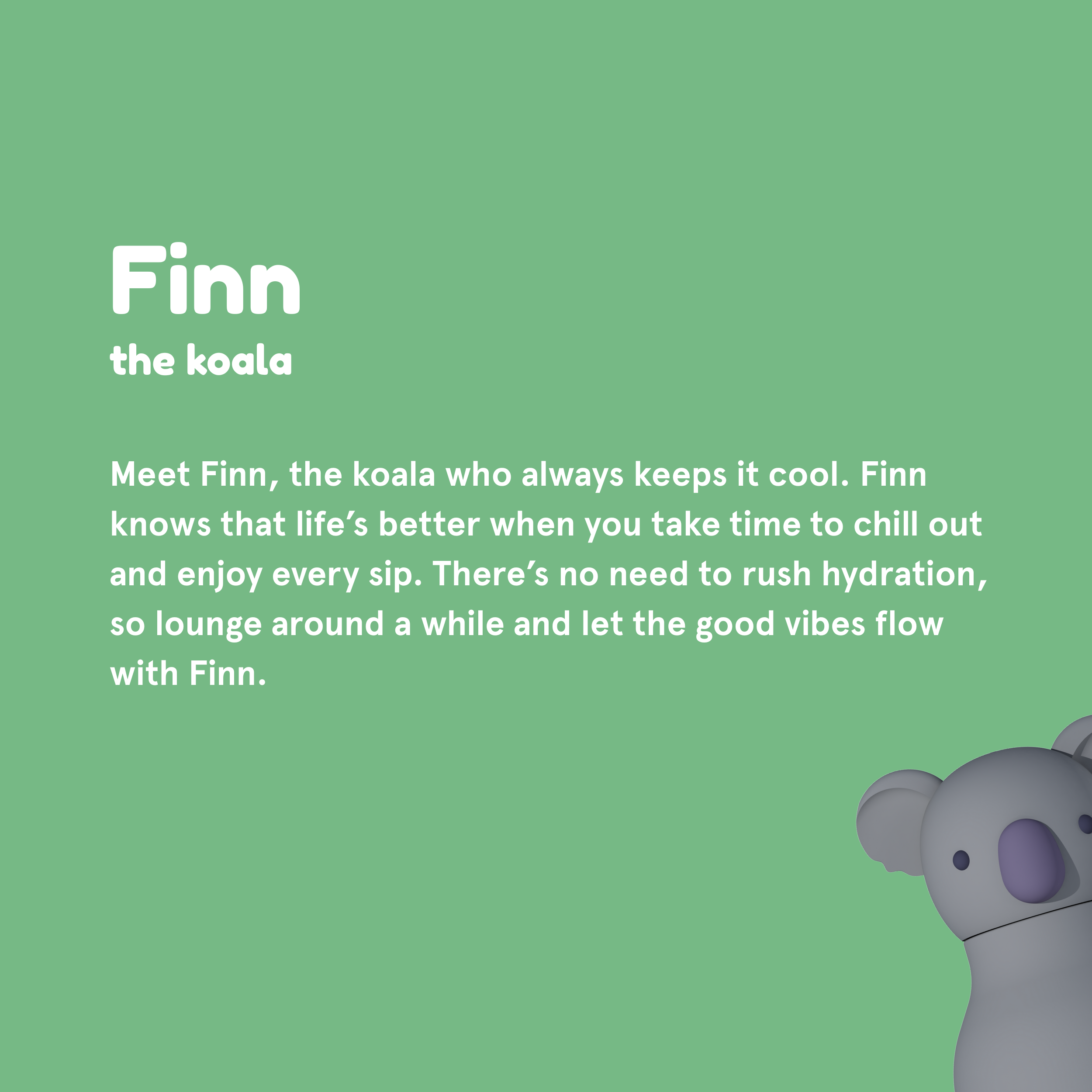 Bag Charm Water Bottle - Koala