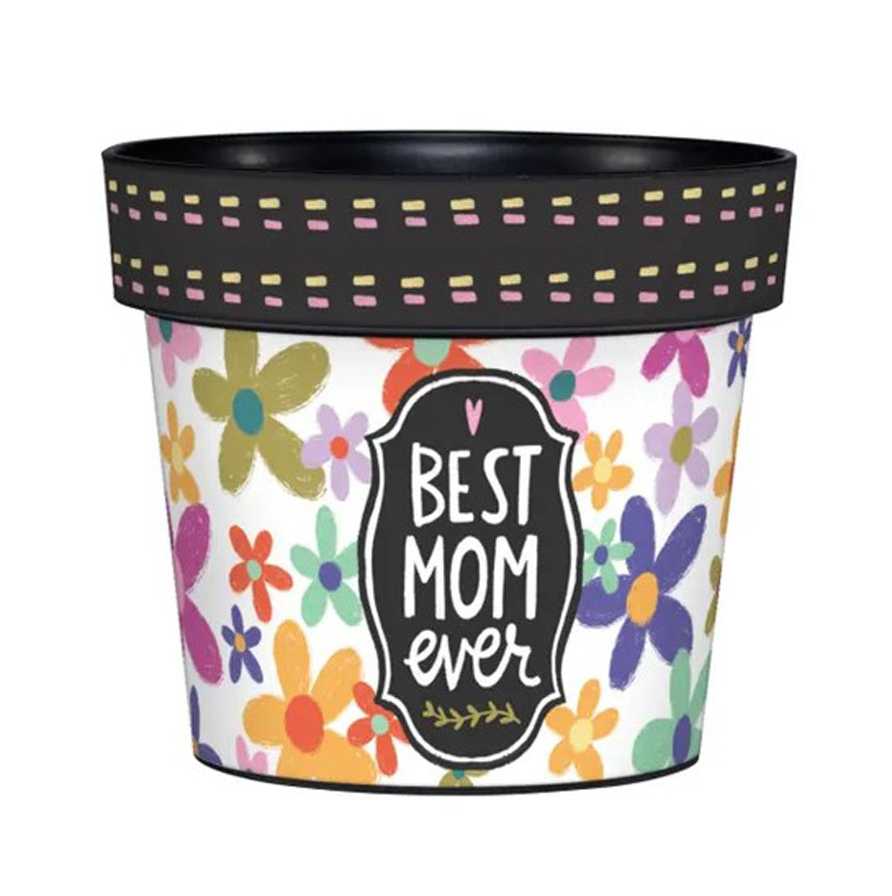 My Mom's the Best 6" Art Pot