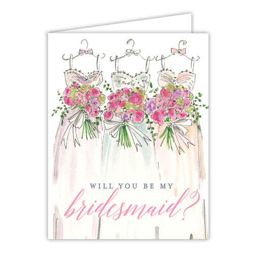 WILL YOU BE MY BRIDESMAID GREETING CARD
