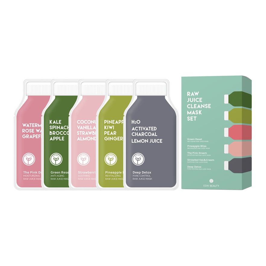 Raw Juice Cleanse Mask Set