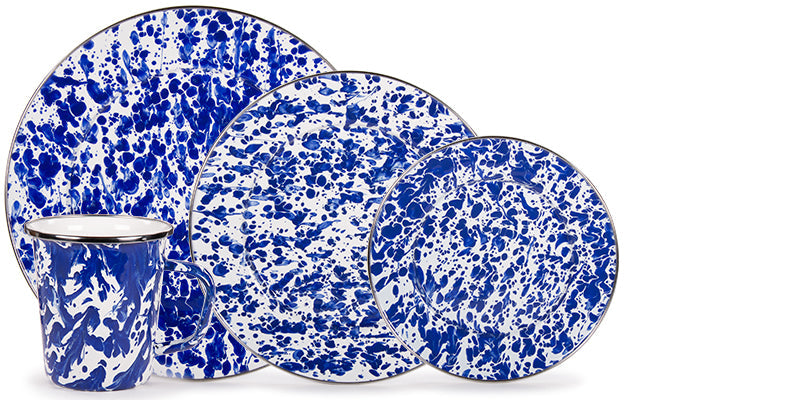 Cobalt Swirl Large Tray