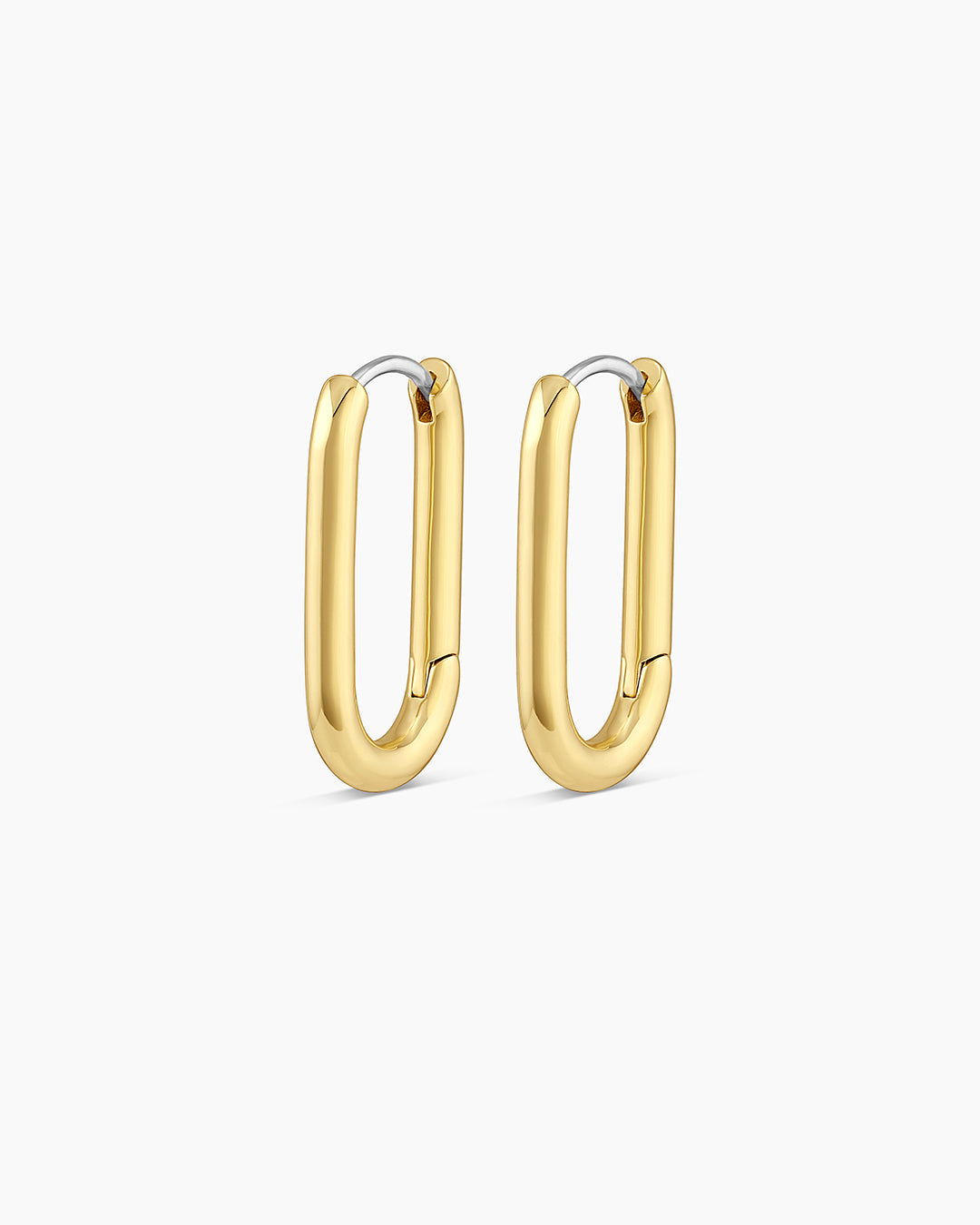 Zoey Shimmer Hoops (Gold)