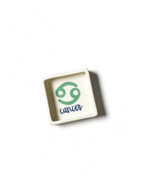 Zodiac Cancer 3.5 Square Trinket Bowl