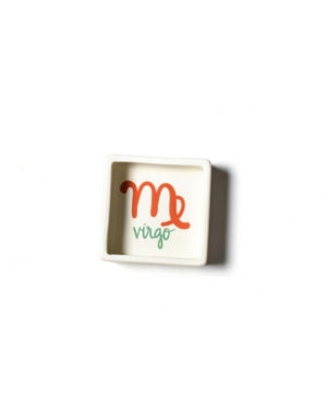 Zodiac Virgo 3.5 Square Trinket Bowl