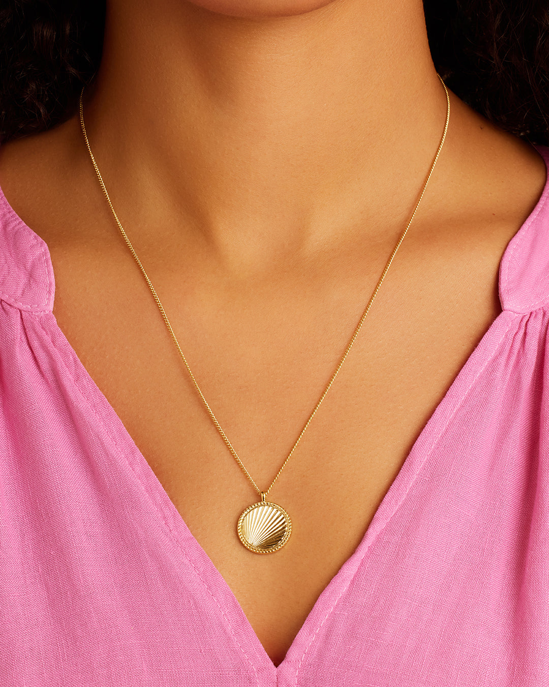 Sunny Pendant Necklace (gold)