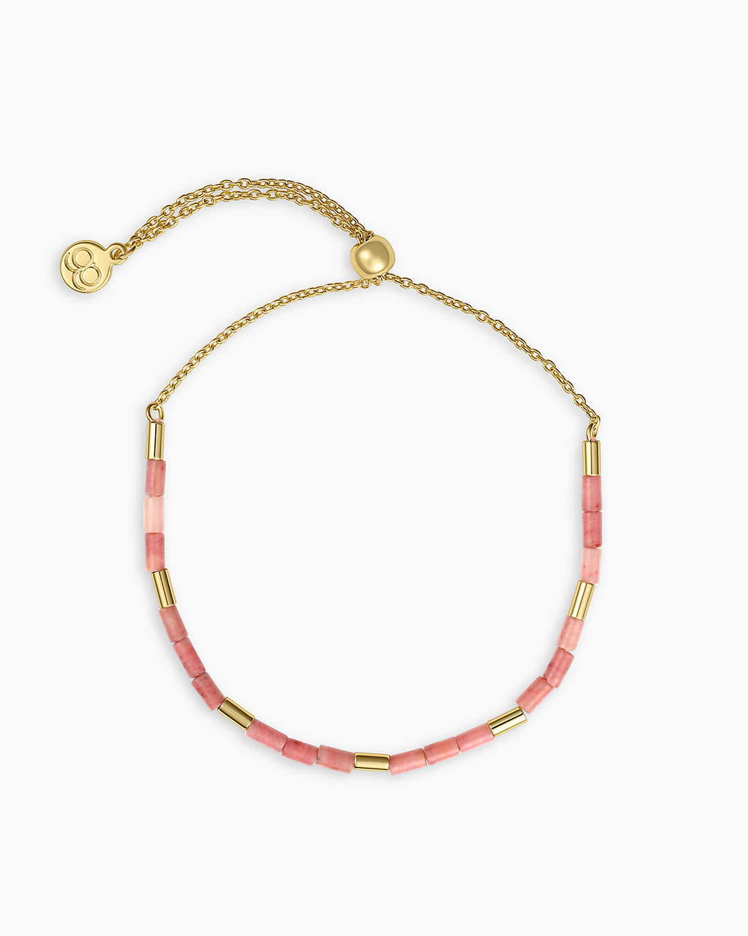 Power Gemstone Tatum Bracelet for Compassion (Rhodochrosite)