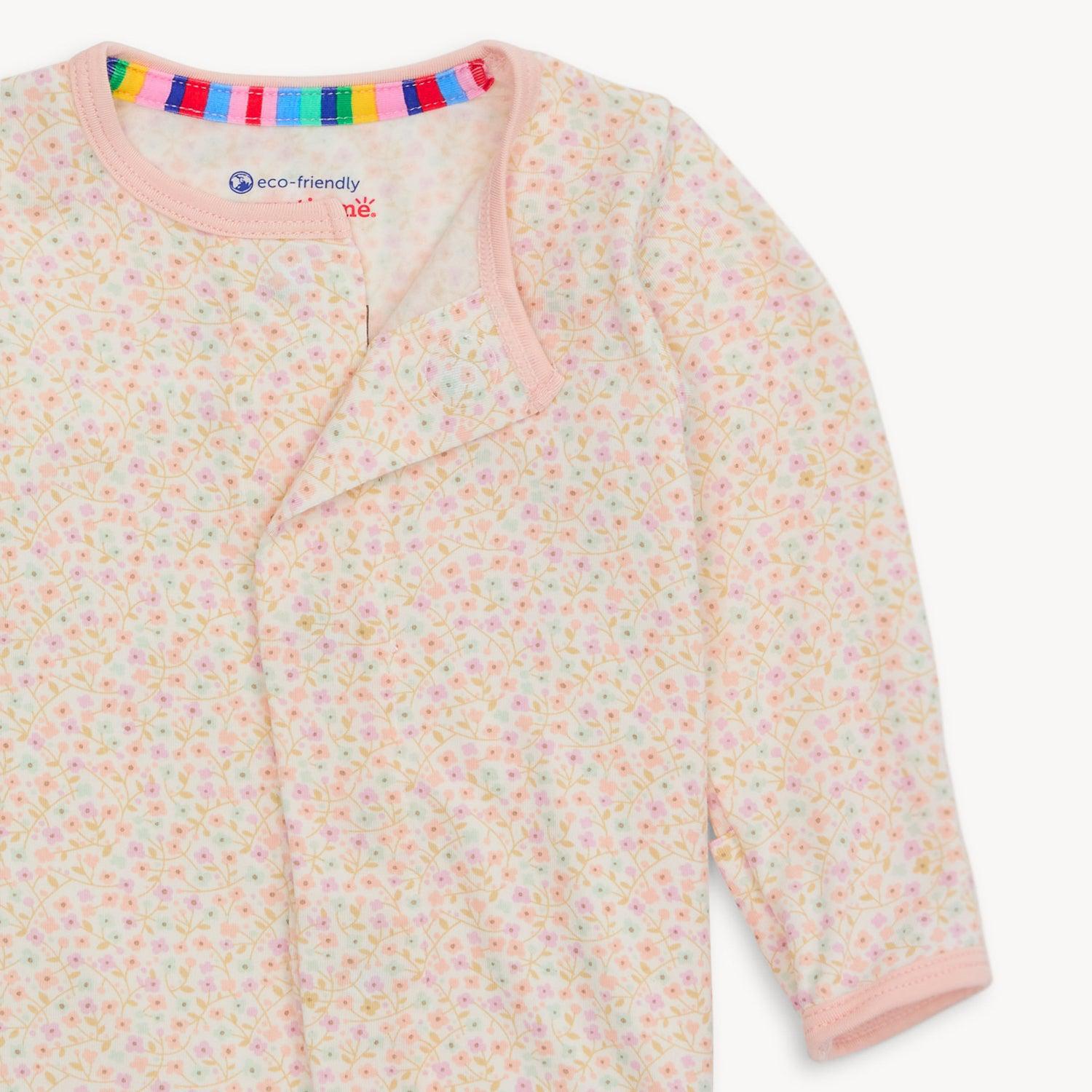 BEDFORD FLORAL MAGNETIC FOOTIE 0-3 MOS