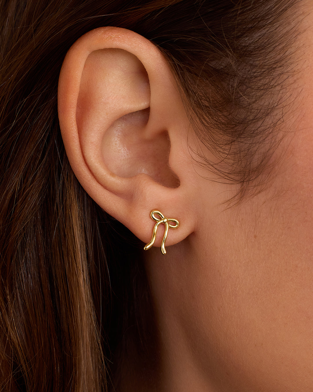 Bow Earrings (gold)