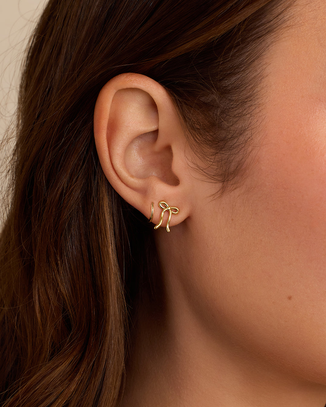 Bow Earrings (gold)