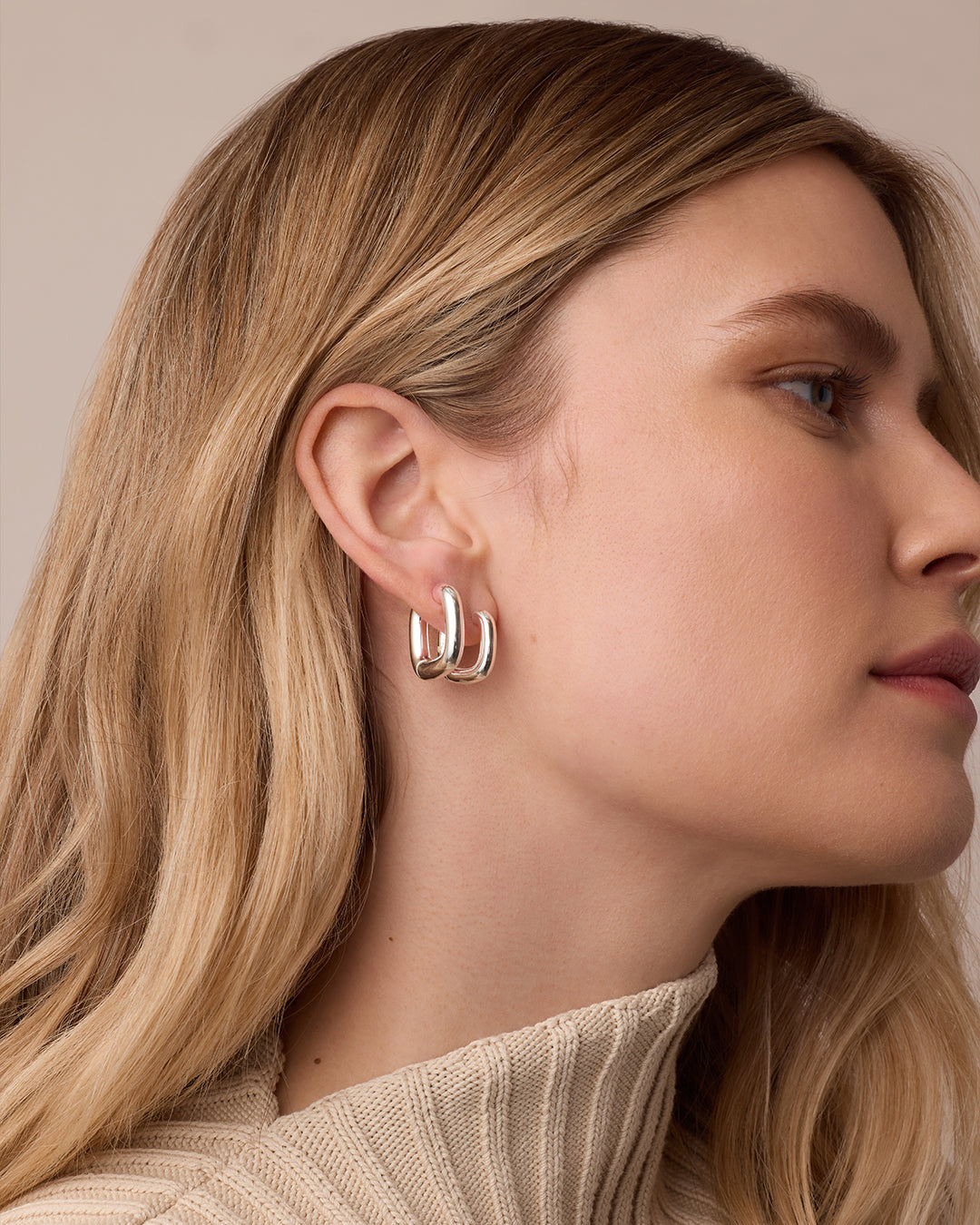 Charlie Hoops (silver)