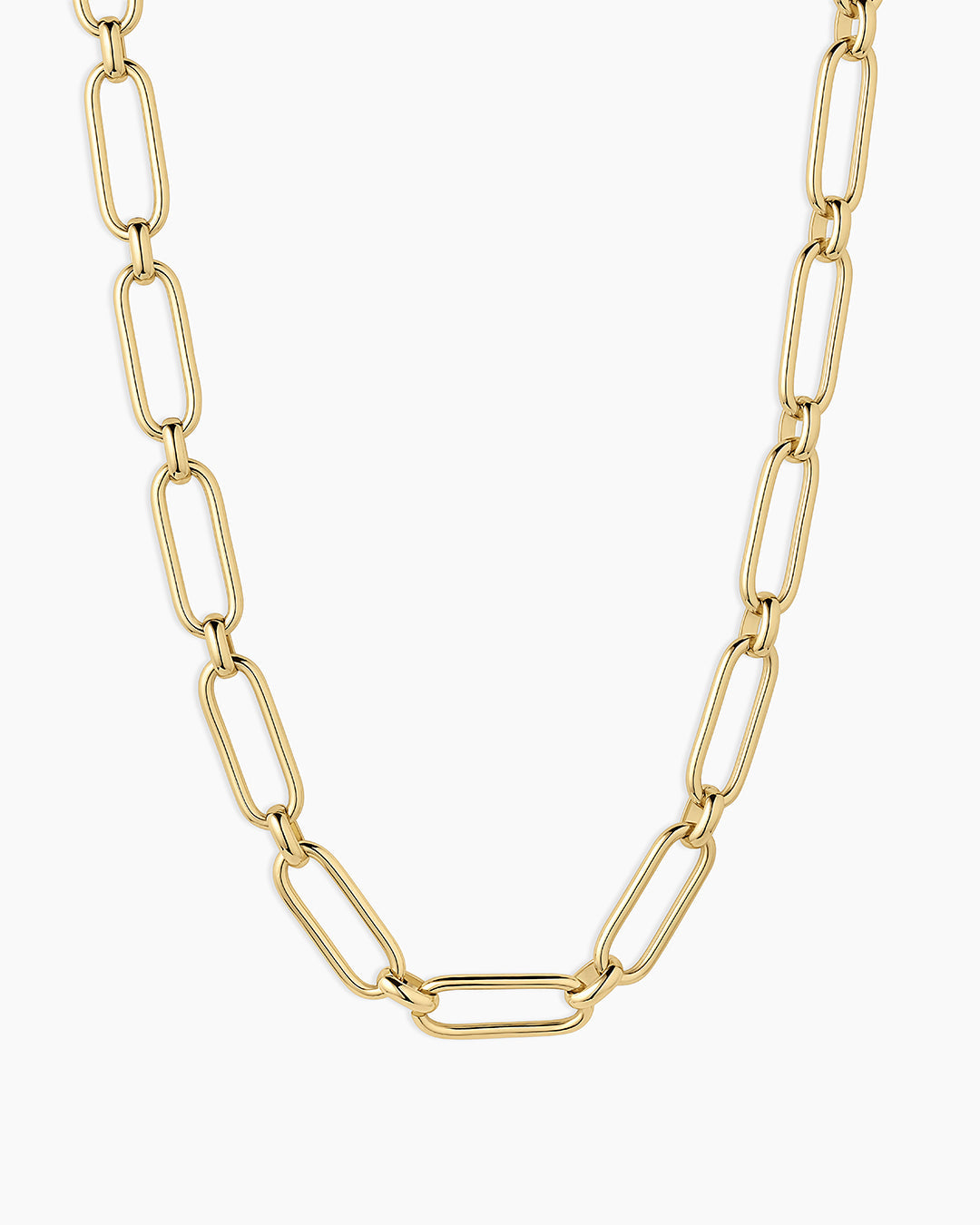 Zoey Statement Link Necklace (gold)