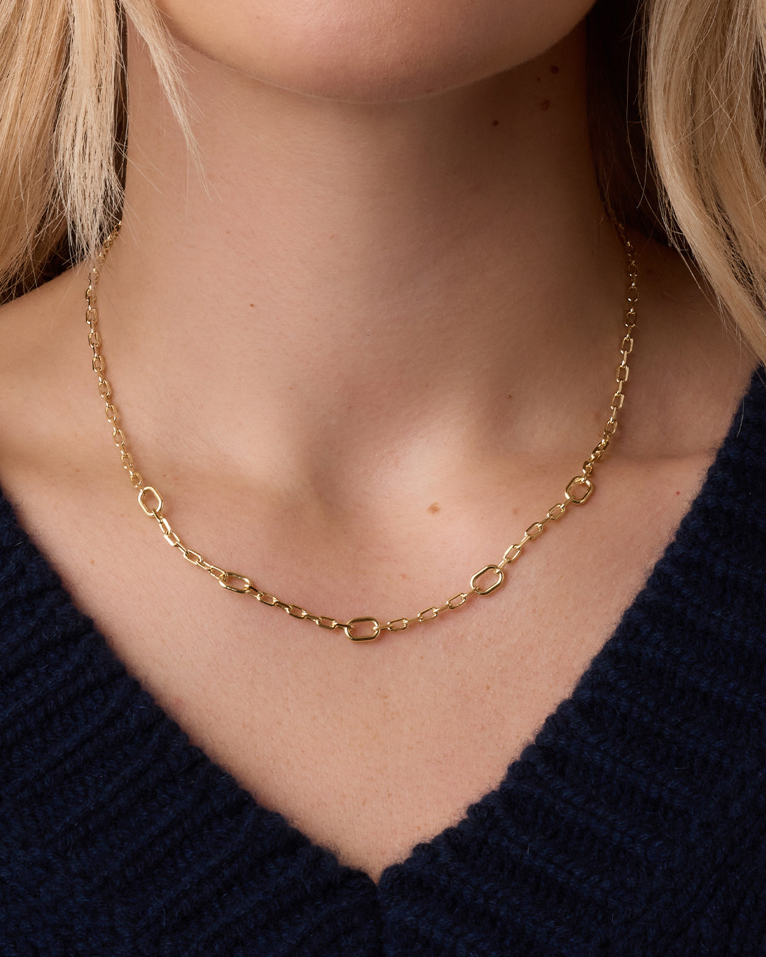 Parker Link Necklace (gold)