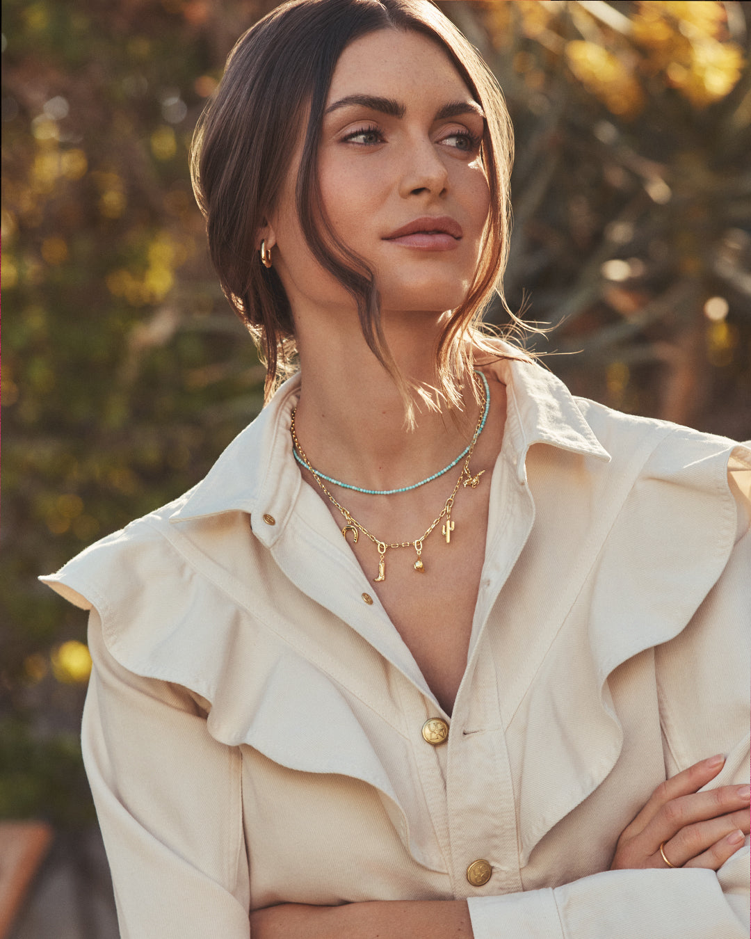 Parker Link Necklace (gold)