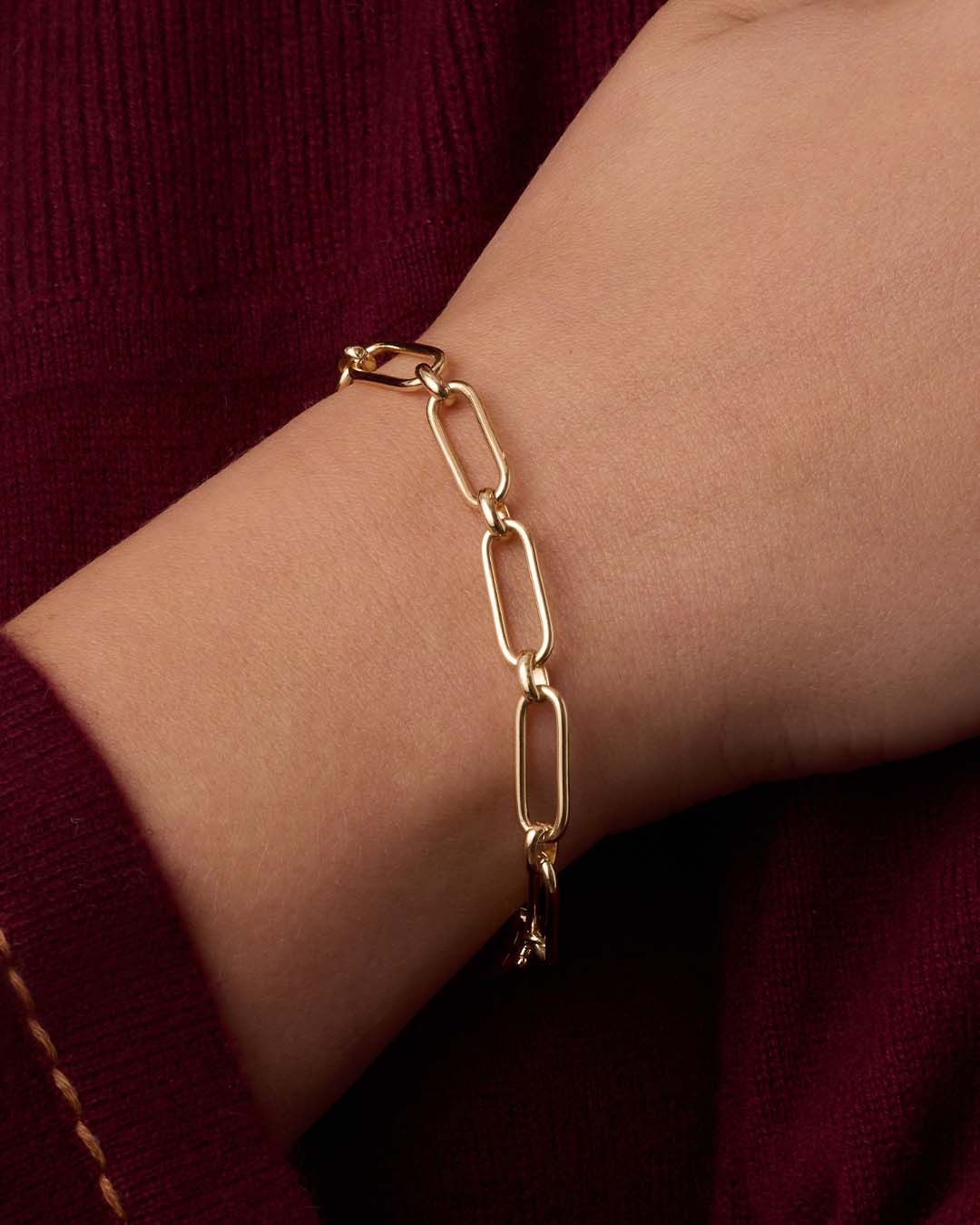 Zoey Statement Link Bracelet (gold)