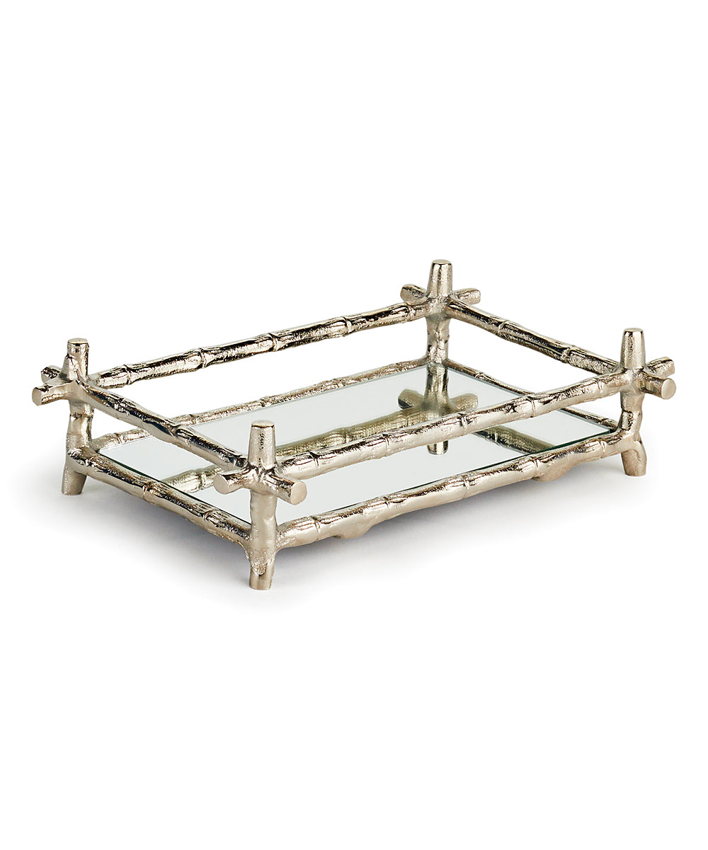 Barclay Butera Brentwood Mirrored Guest Towel Tray