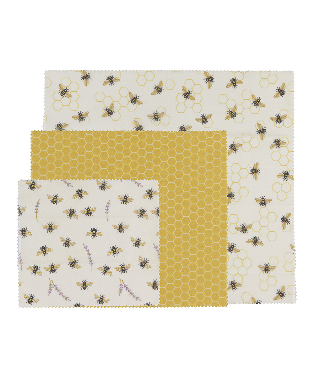 Beeswax Wrap Veggies (set of 3)