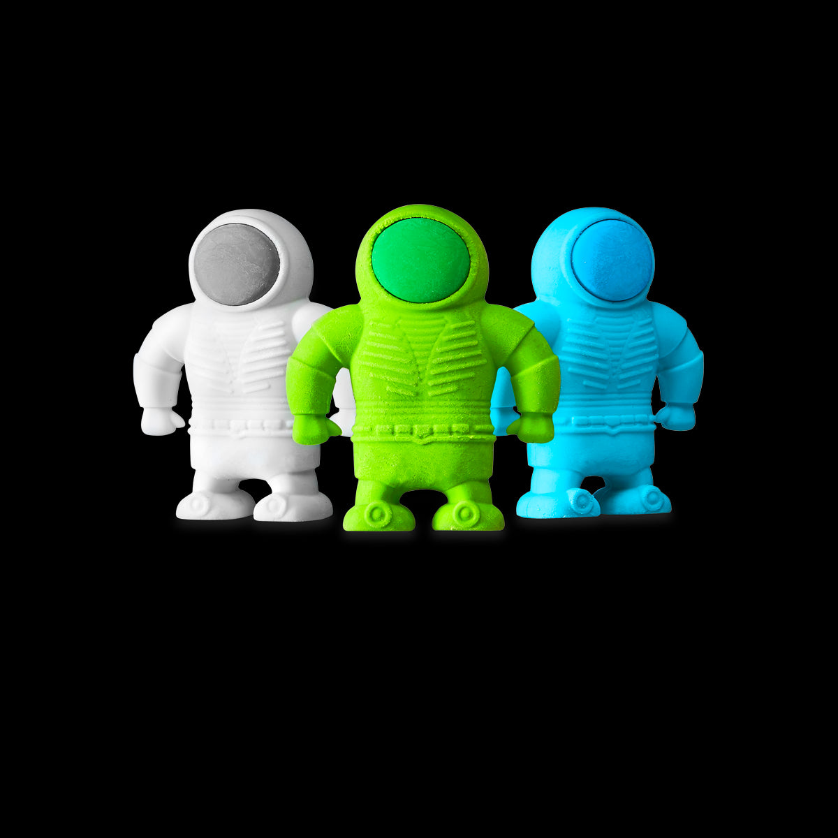Astronaut Erasers (set of 3)