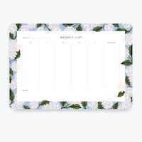 HYDRANGEA WEEKLY DESKPAD