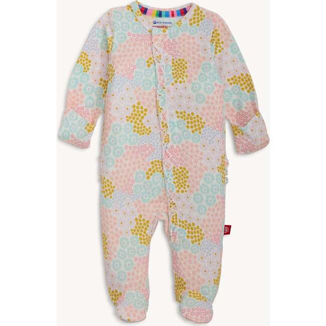 HARPER MODAL MAGNETICE FOOTIE W/RUFFLE 3-6MOS